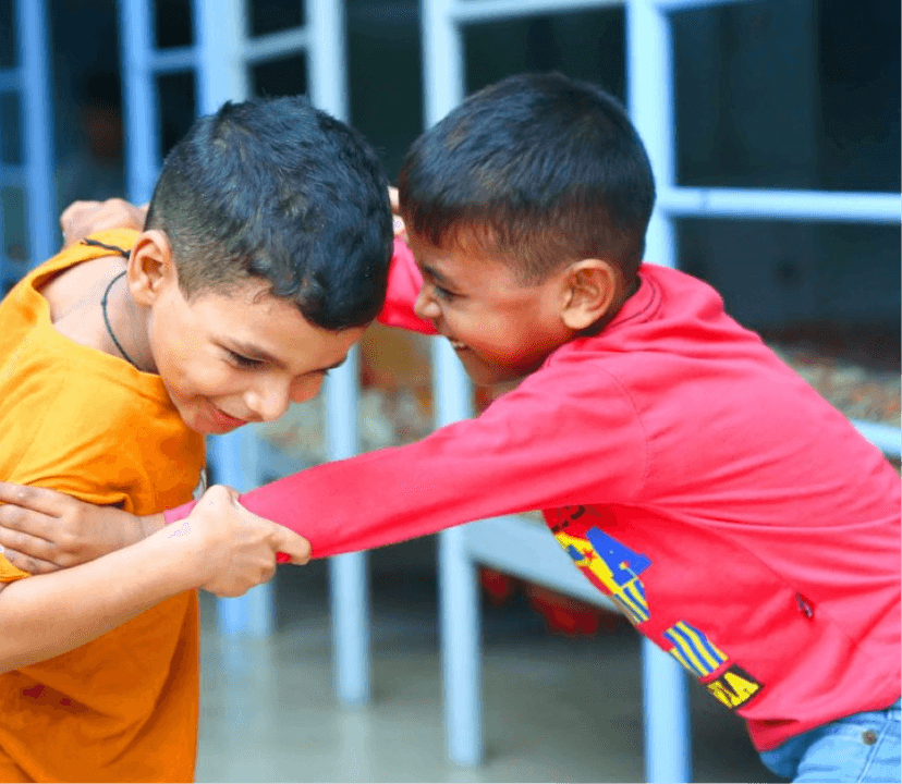 Students collaborating