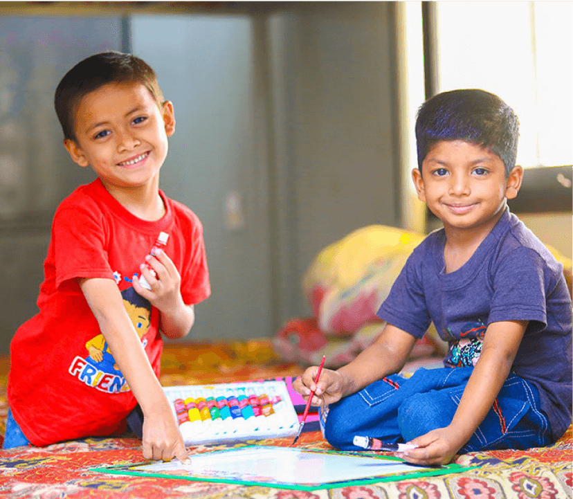 Children learning together